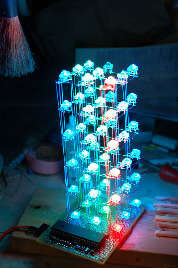 3 3 6 Rgb Led Cubeを作ってみた 工房きゃび る